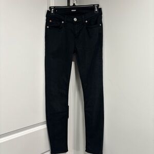 Hudson Jeans Black Ankle Krista Skinny Jeans